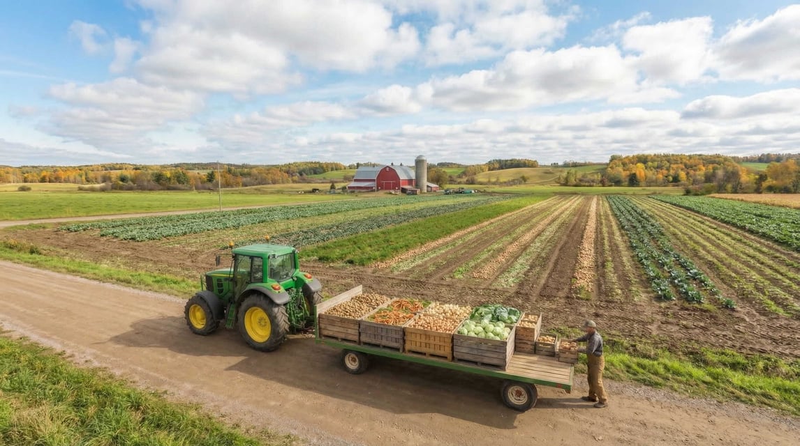 Fresh produce for CanadaGAP-certified suppliers